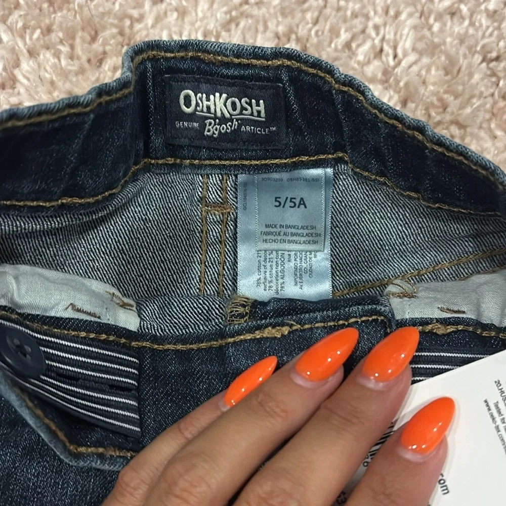New Boys OshKosh B'gosh Kids Denim Shorts - Dark Blue